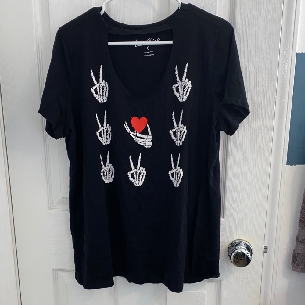 Rare Lovesick Skeleton Choker T-shirt